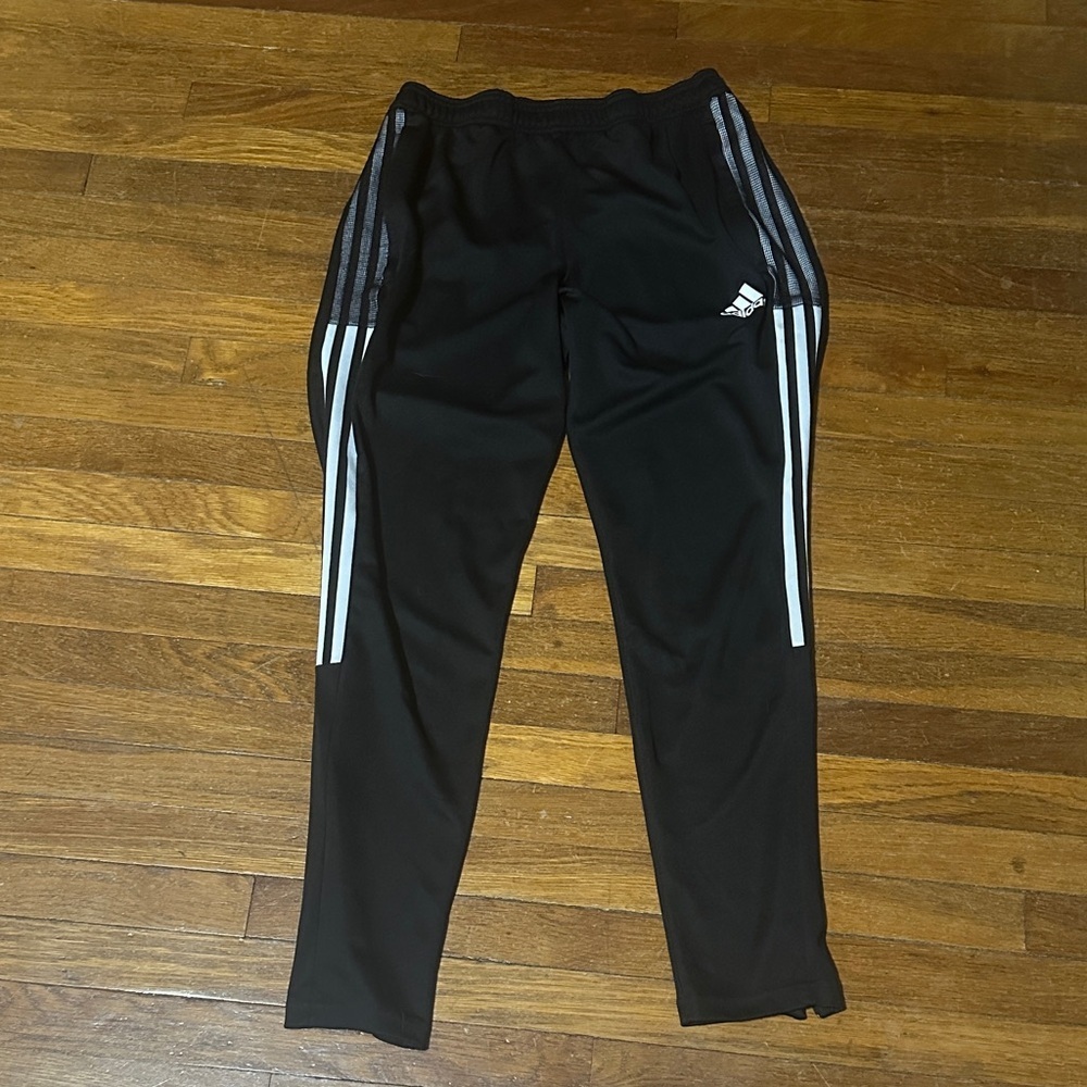 Adidas Women’s Prime Blue Skinny Fit Athletic Pants, Medium